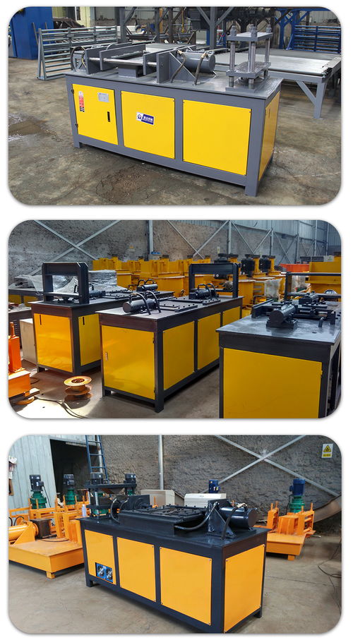 自动化液压八字筋加工设备 现代建筑工程中的高效成型解决方案